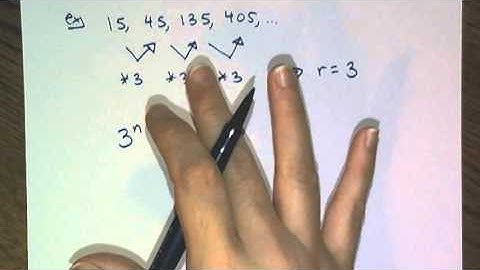 Explicit Formulas for Geometric Sequences