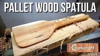 Turning a Spatula on a Wood Lathe