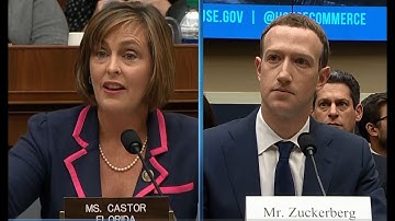 ZUCKERBERG TESTIMONY: Rep. Kathy Castor grills Facebook CEO Mark Zuckerberg on data collection