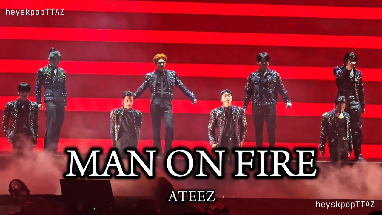 ATEEZ - Man On Fire [4K HDR] 250808 에이티즈 WORLD TOUR : IN