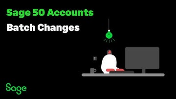 Sage 50 Accounts (UK) - Batch Changes