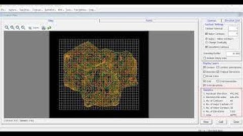 How to generate contour and grid using eSurvey cadd