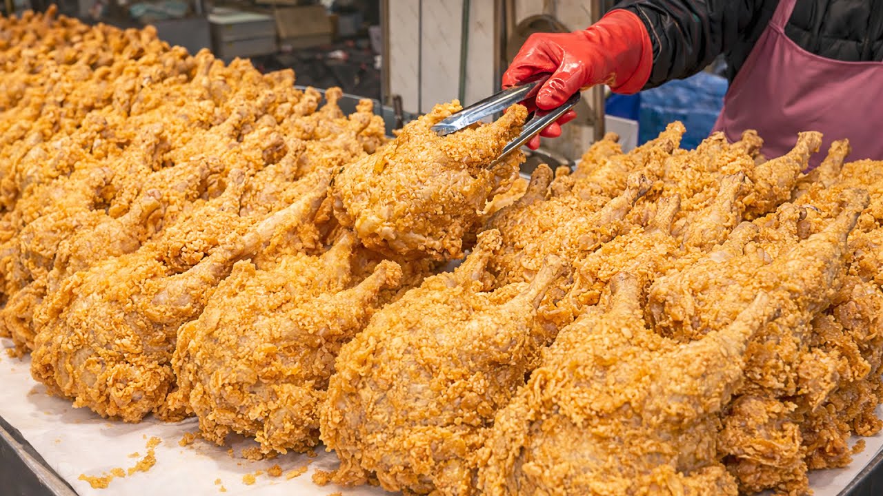 바삭함의 끝판왕?! 한달 5000마리 팔리는 파닭의 원조! 할머니 7000원 가마솥 옛날 통닭,닭강정/배달주문 폭주하는 양파로 향을 낸 새기름으로 3번 튀기는 돈까스