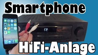 Smartphone/iPhone an HiFi-Anlage anschließen