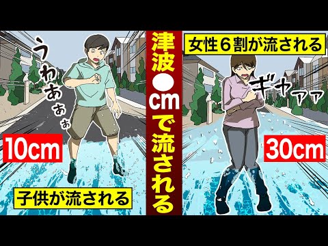 People can be swept away by even a tsunami of 0 cm! The mechanism behind tsunamis and the dangers...