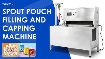 ZONESUN Semi Automatic Spout Pouch Filling and Capping Machine ZS-ASP3