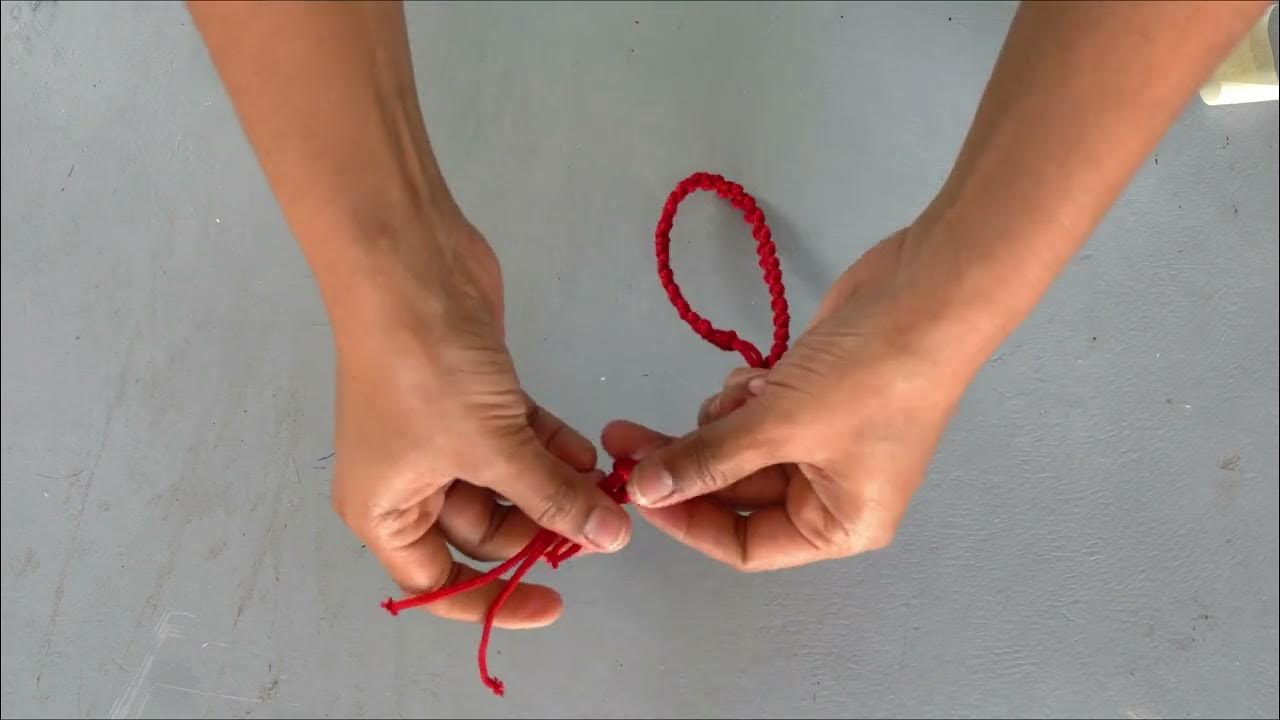 💖 Diy 7 Knots Lucky Red Bracelet, How to make Red String Kabbalah  Protection Bracelet