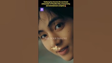 TaehyungxParadiseCity, a luxury living and entertainment complex🔥💜 #v #thv #taehyung #shorts #bts