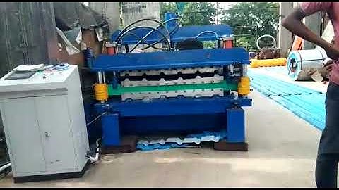 Double layer Roll forming Machine Installation In Jalgaon