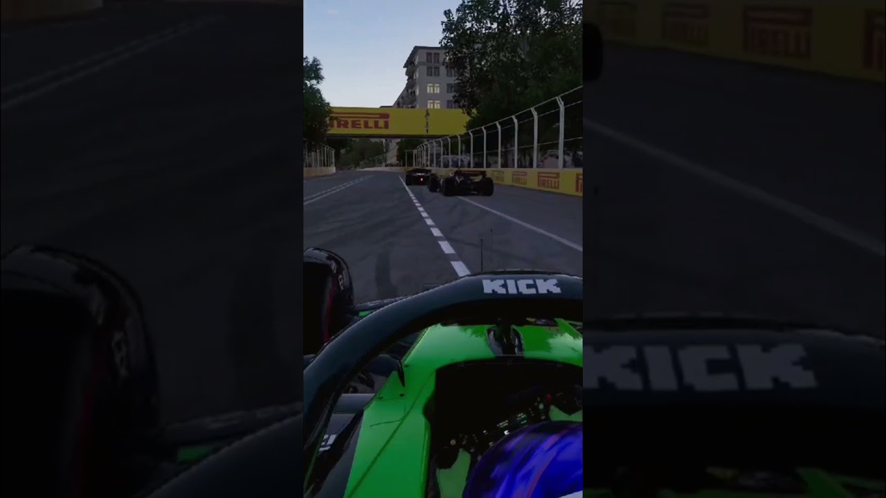 Safety first! 🏁 Staying away from the mayhem. #F12024 #racing #safety #sportsmanship #fairplay #f1