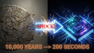10,000 Years in 200 Seconds: The Quantum Computer SHOCK!