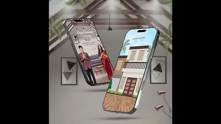 House Warming Ceremony Invitation Template | Invito AI-1140 #grihpravesh #housewarming