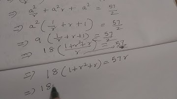 Sequences and series (G.P.  Problem)