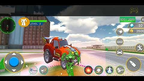 Army Robot Transform Battle in Flying Car Jet Bus Games | Android iOS Gameplay
