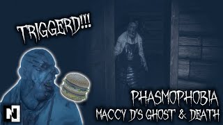 Phasmophobia Ghost Loves Maccy Ds & Deaths