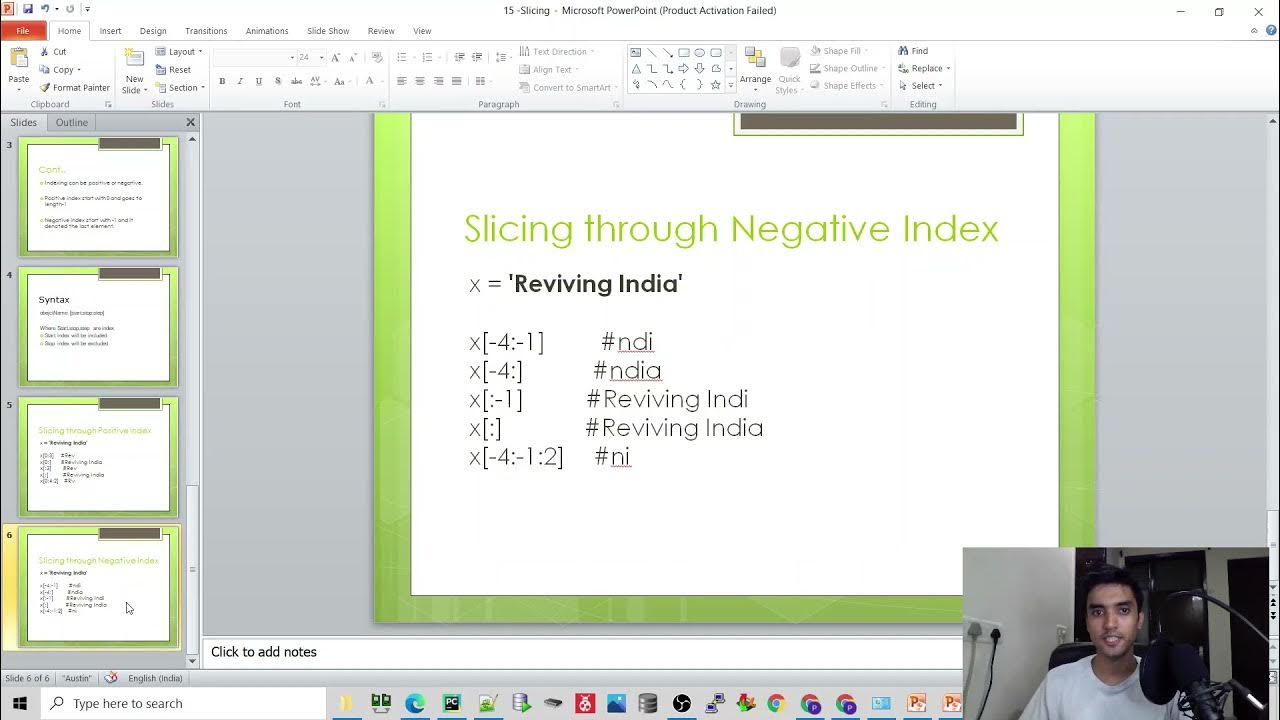 Python Interview Question | Slicing & Indexing in Python? | Tutorial 15 ...
