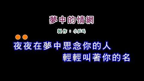 Thumbnail of (伴奏版)黃乙玲-夢中的情網(DIY卡拉OK字幕)