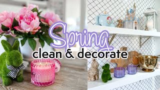 2024 Spring Clean and Decorate with me | Easter Decorate with me