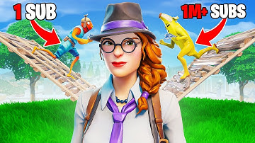 I 1v1 YouTubers from 1 Subscriber to 1,000,000 Subscribers