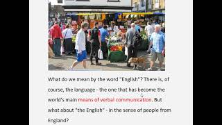 İngilizce ileri seviye metin okuma ve çeviri | Who Are The English (C-1)