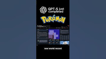 GPT-5 Sets World Record: Beating Pokémon Red in Just 6,470 Steps #trendingshorts  #ai #pokemon
