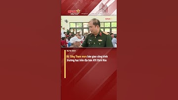 Bộ Tổng Tham mưu bàn giao công trình trường học trên địa bàn ATK Định Hóa