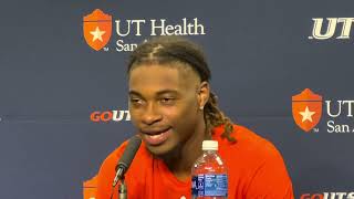 UTSA WR Joshua Cephus Postgame Interview 37-29 Loss to Army 9.15.23 Details