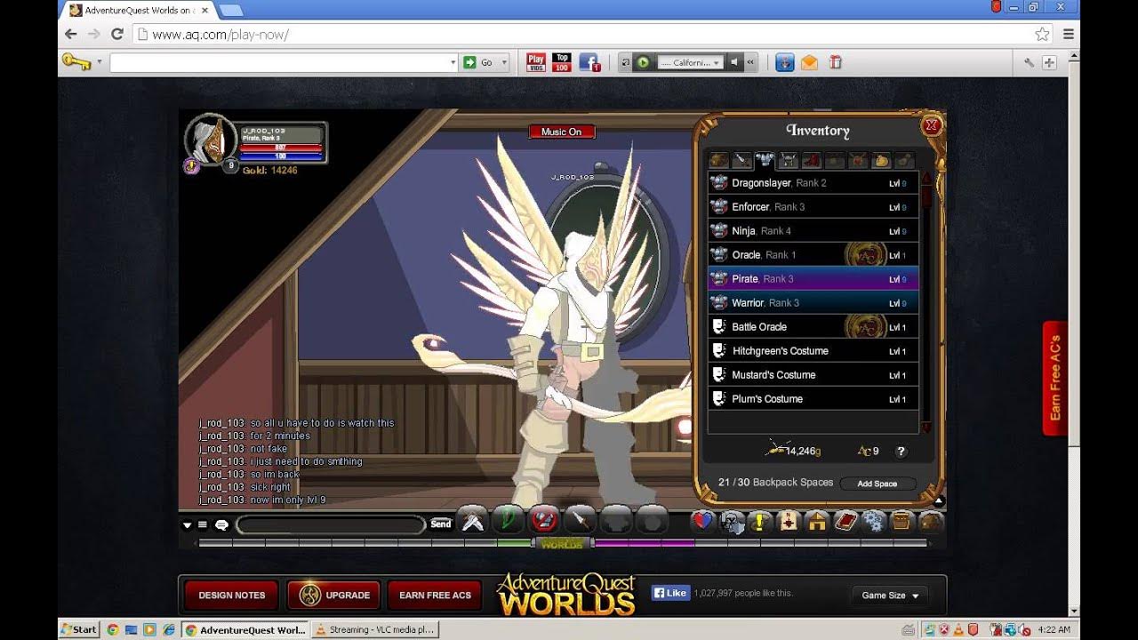 aqw free account YouTube