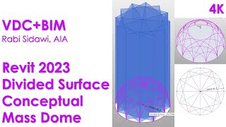 Revit 2023 Divided Surface Conceptual Mass Dome