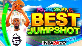 BEST JUMPSHOTS for EVERY BUILD in NBA 2K22! 100% GREENLIGHT FASTEST JUMPSHOTS w/ BEST BADGES NBA2K22