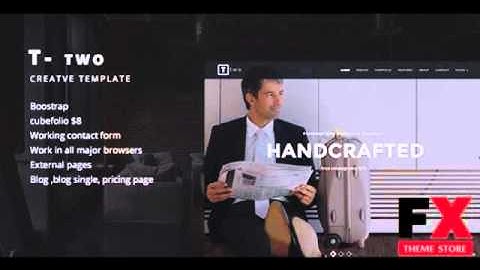 Preview T- TWO Creative Business Template TFx