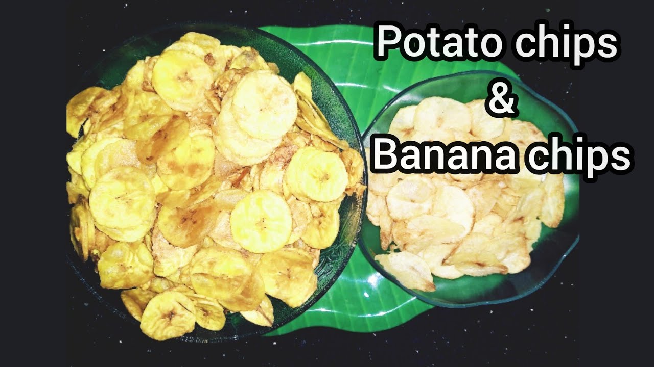 Potato chips Banana chipsHow to slice Potato using Food Processor
