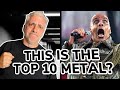 Reacting to the Top 10 Metal Songs