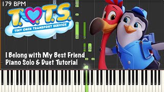 Disney Junior's T.O.T.S. ~ I Belong with My Best Friend ~ Piano Solo & Duet Tutorial