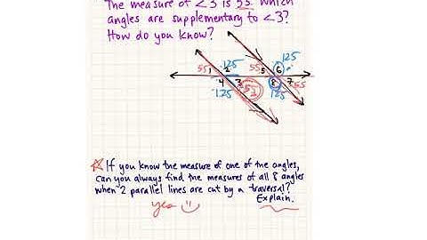 Geom Properties of Parallel Lines 3.2.1