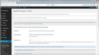 install wp estore and associate membership levels with products