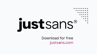 JUST Sans® - Free Font (Clean Modern Minimal Typeface)