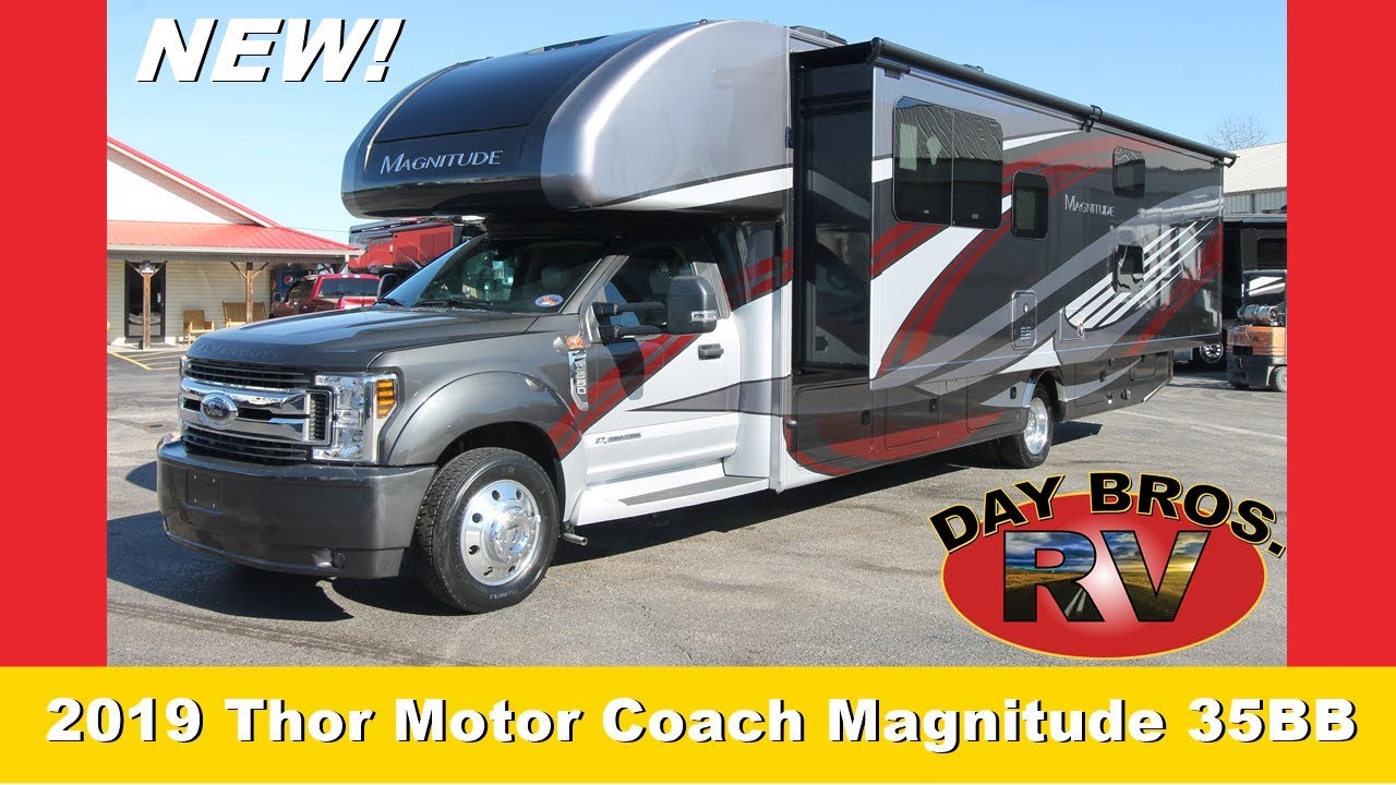 Magnitude Rv Walk Around Video of the Thor Motor Coach Magnitude Super C Diesel ...