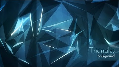 Triangles | Motion Graphics - Videohive template
