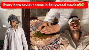 Every hero saviour scene in Bollywood movies🤕😂 | Chimkandi