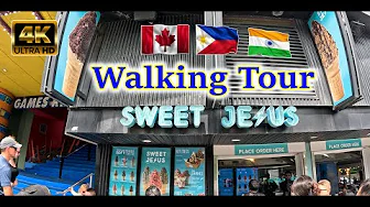 Cliffton Hill, Niagara Falls | Walking Tour 4K