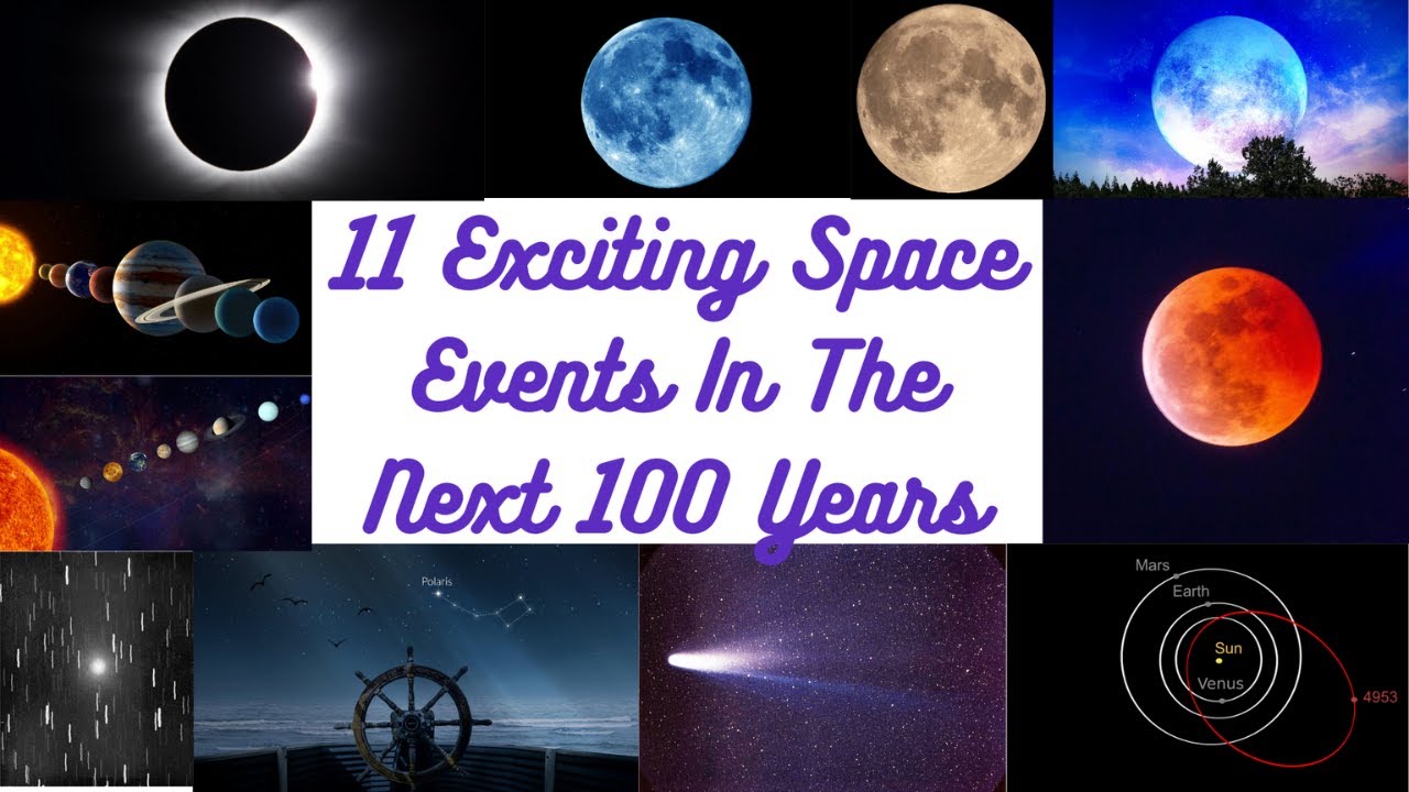 Real Space Events 11 Upcoming Space Events You'll Want To See In The Next 100 Years - YouTube