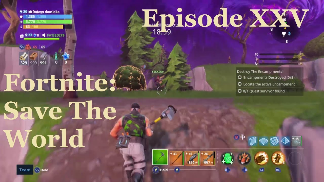 Encampment Extermination Fortnite Save The World Youtube - encampment extermination fortnite save the world