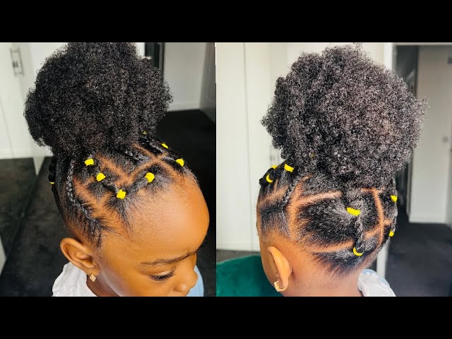 21 Creative Rubber Band Hairstyles You Need To Try Now. - honestlybecca |  Natural hair updo, Natural hair styles, Hairdos for curly hair