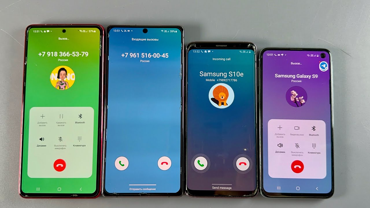 Incoming Calls Samsung Galaxy Note 10 Samsung Galaxy Note 20 Samsung S9 ...