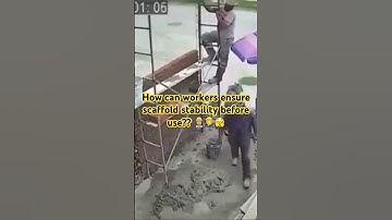 Scaffold collapse on workers #jjsafetyllc #safetyfirst #scaffoldfails