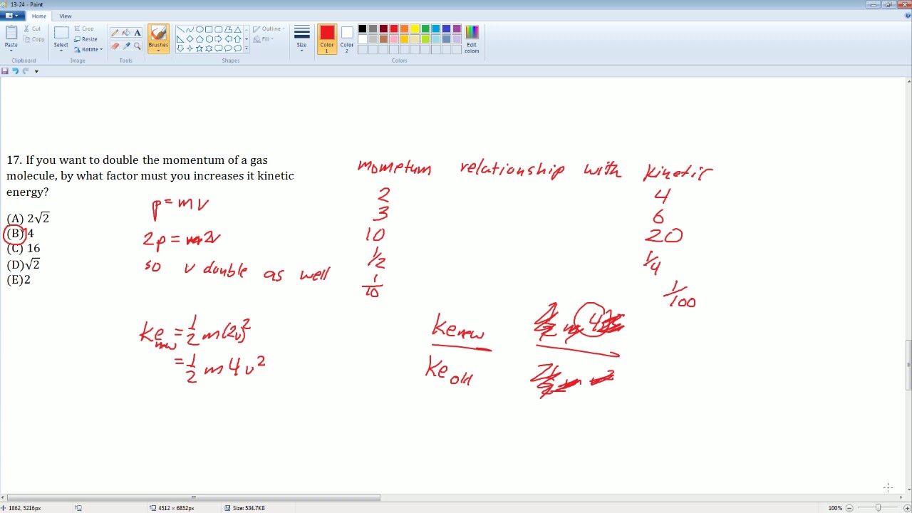 AP Physics Momentum ReviewSheet Multiple Choice  13-24