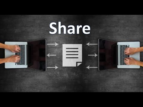 طريقة عمل شير Share لنقل المجلدات والملفات بين الأجهزة 