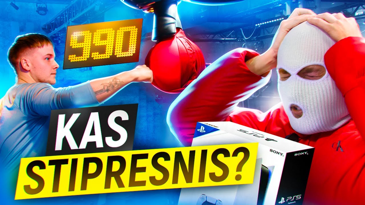 Stipriausias Smūgis Laimi PS5!