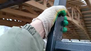 видео: Строительство навеса - ч.6 картинка: Строительство навеса - ч.6